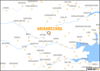 map of Waishanzhou