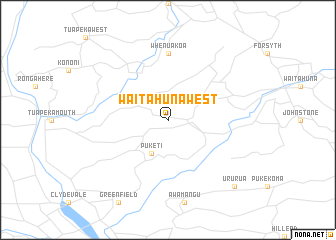 map of Waitahuna West