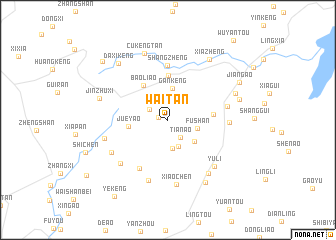 map of Waitan