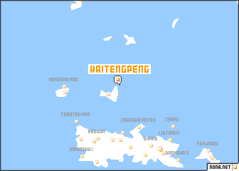 map of Waitengpeng