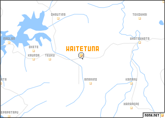 map of Waitetuna