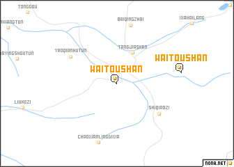 map of Waitoushan
