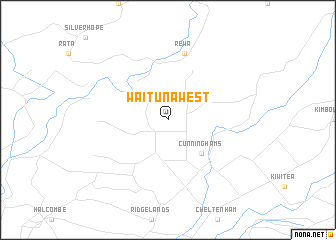 map of Waituna West