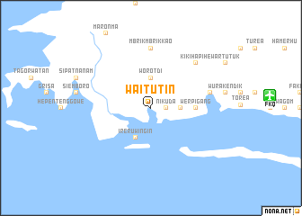 map of Waitutin