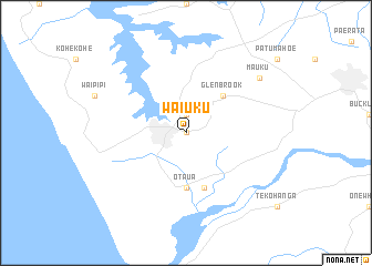 map of Waiuku