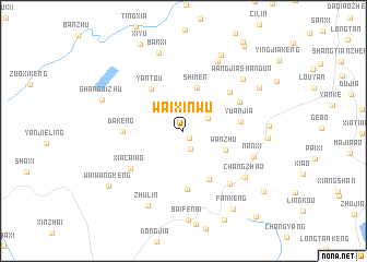 map of Waixinwu