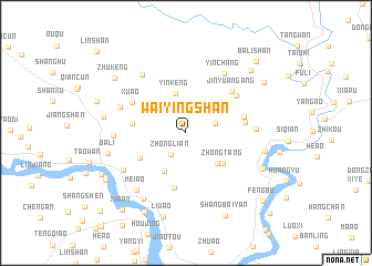 map of Waiyingshan