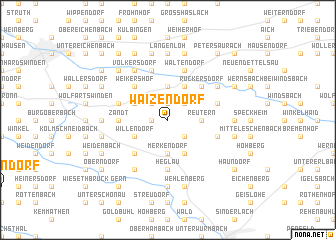 map of Waizendorf