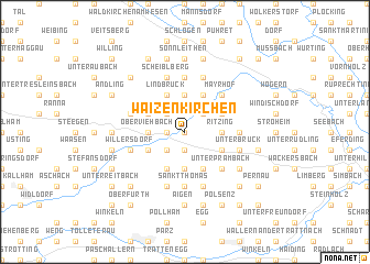 map of Waizenkirchen