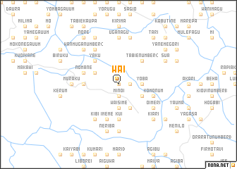 map of Wai