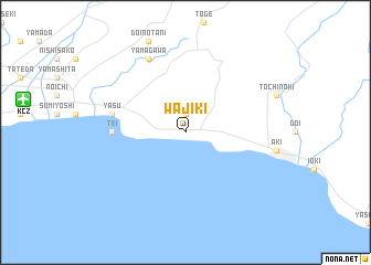 map of Wajiki