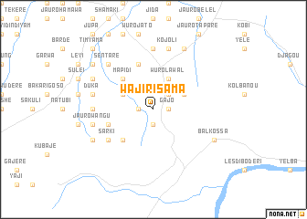 map of Wajiri Sama