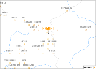 map of Wajiri