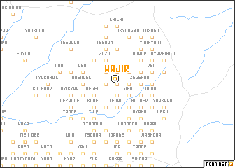 map of Wajir