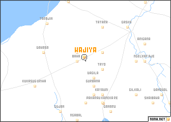 map of Wajiya