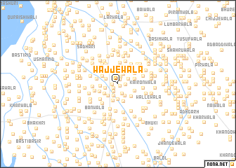 map of Wajjewāla