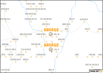 map of Wakadé