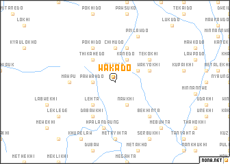 map of Wakado