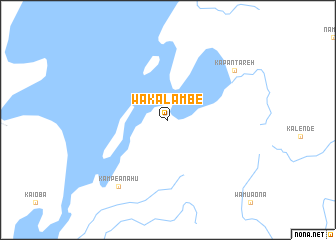 map of Wakalambe