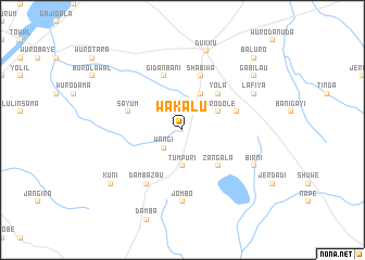 map of Wakalu