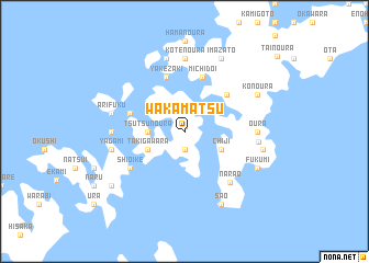 map of Wakamatsu