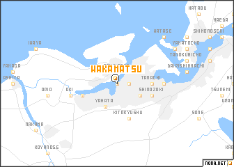 map of Wakamatsu