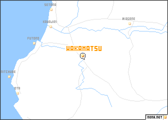 map of Wakamatsu