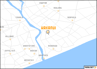map of Wakanui