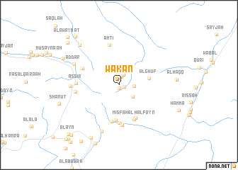 map of Wakān