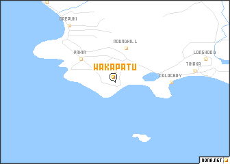 map of Wakapatu