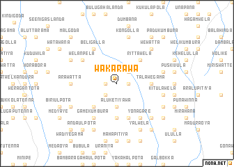 map of Wakarawa