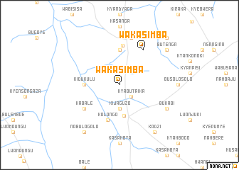 map of Wakasimba