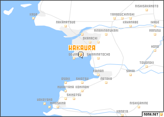 map of Wakaura