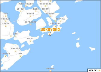 map of Wakayama