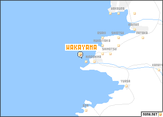 map of Wakayama
