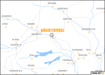 map of Wakayanagi