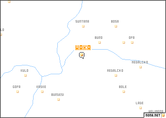 map of Wakʼa