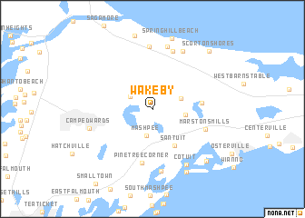 map of Wakeby