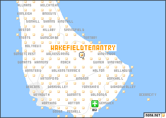 map of Wakefield Tenantry