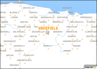 map of Wakefield