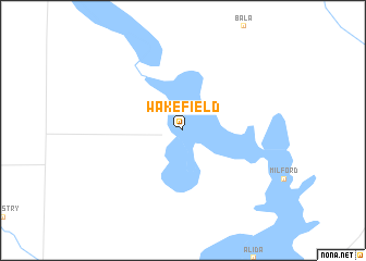 map of Wakefield