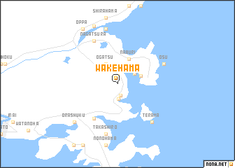 map of Wakehama