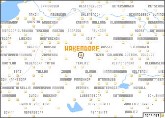 map of Wakendorf