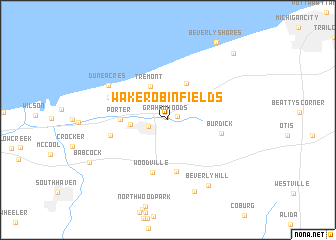 map of Wake Robin Fields