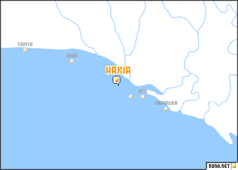 map of Wakia