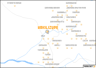 map of Wakili Zupe