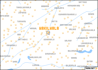 map of Wakīlwāla