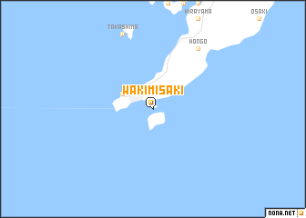 map of Wakimisaki