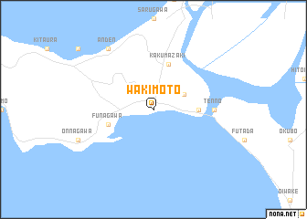 map of Wakimoto