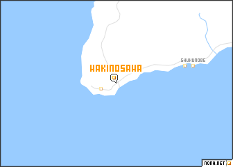 map of Wakinosawa